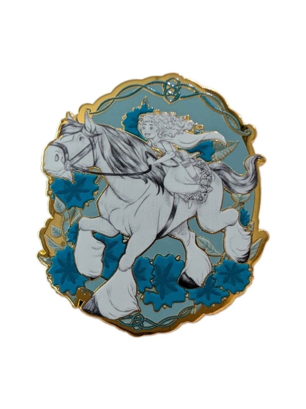 Disney Princess Merida & Horse Exclusive Enamel Pin Brave Box Lunch Pin